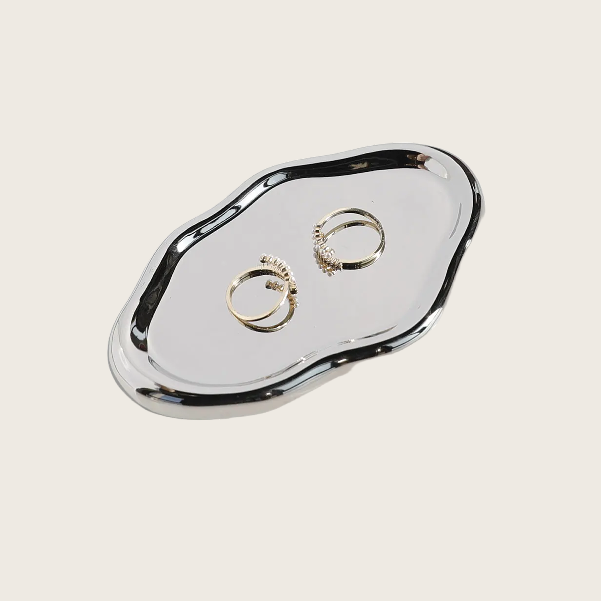 SILVER JEWELRY TRAY