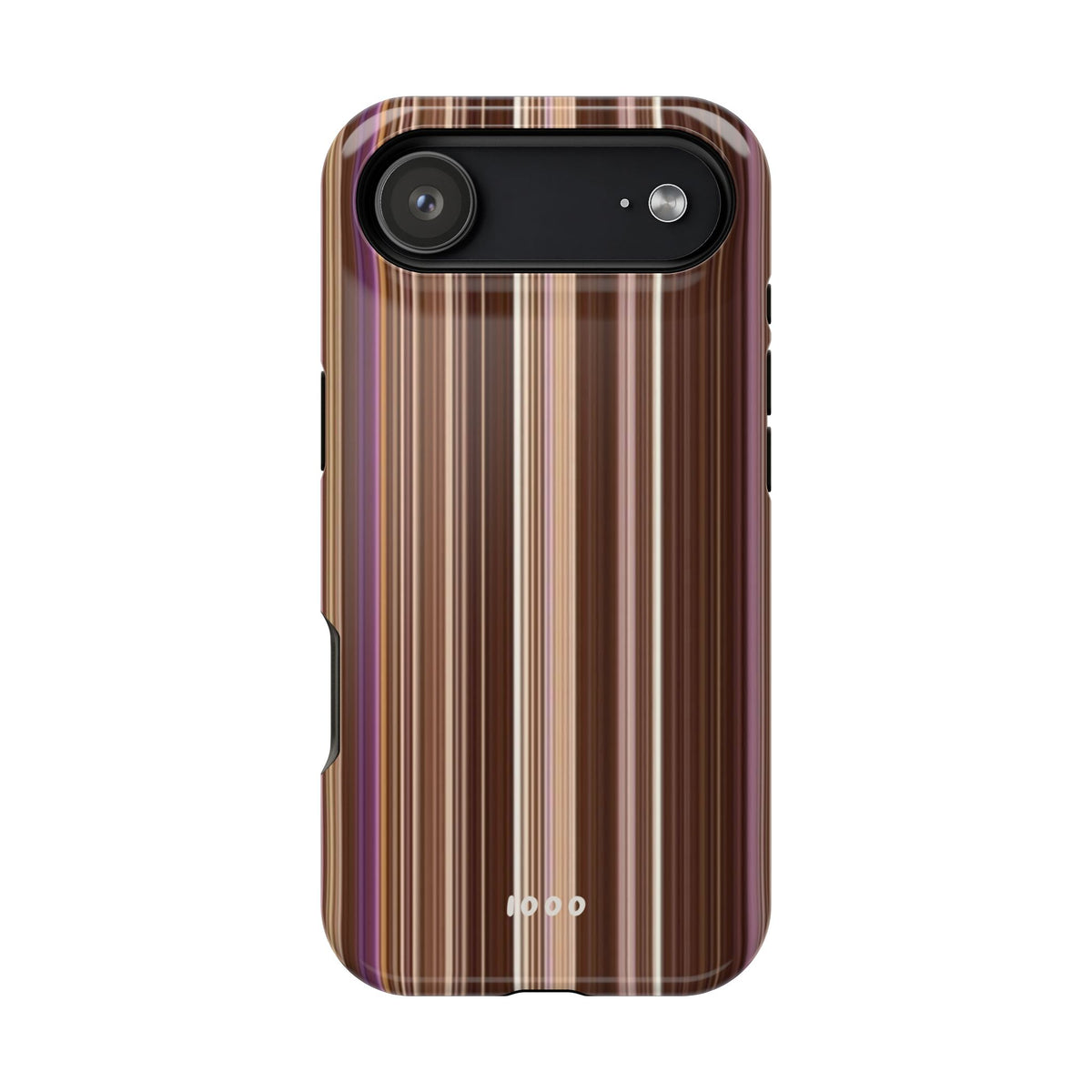 brown vertical striped iPhone case – photo 5