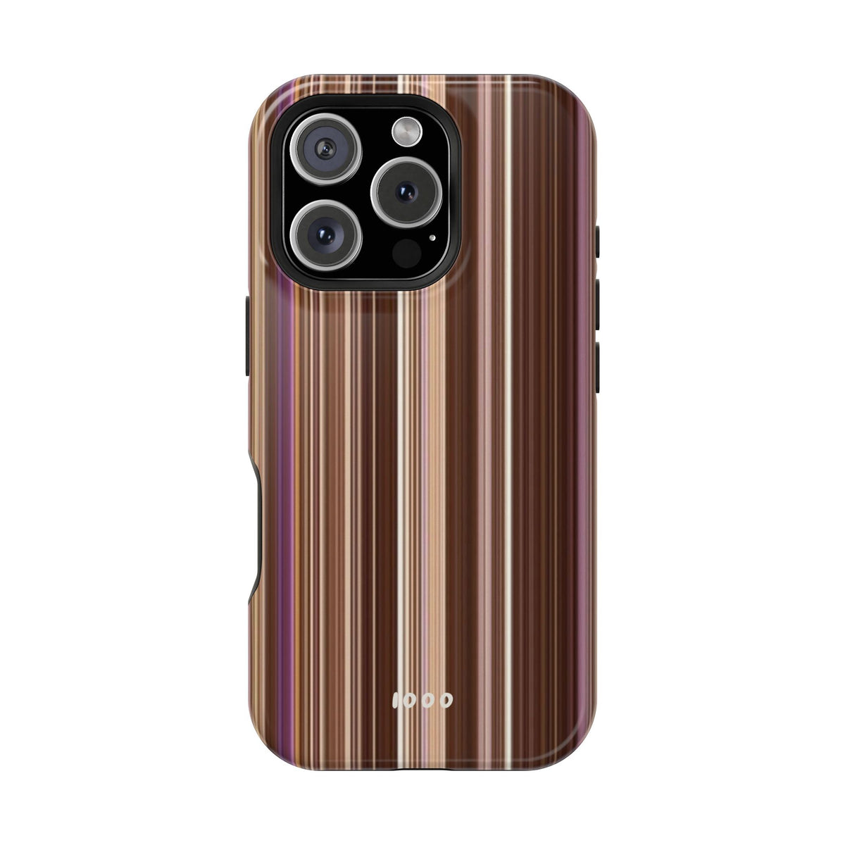 brown vertical striped iPhone case – photo 7