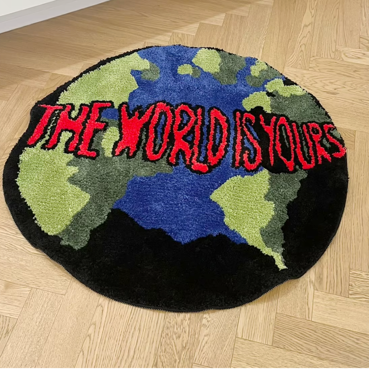 Rug "TheWorldIsYours"