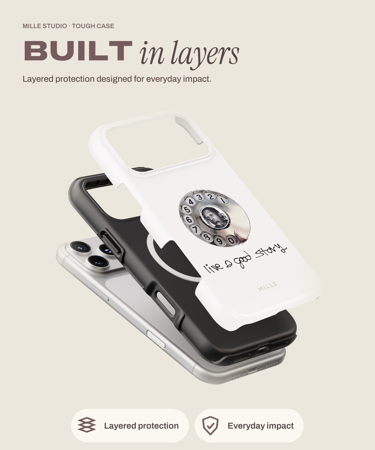 A$AP tough iPhone case, layered protection