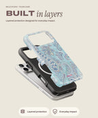 Blue Hawai tough iPhone case, layered protection