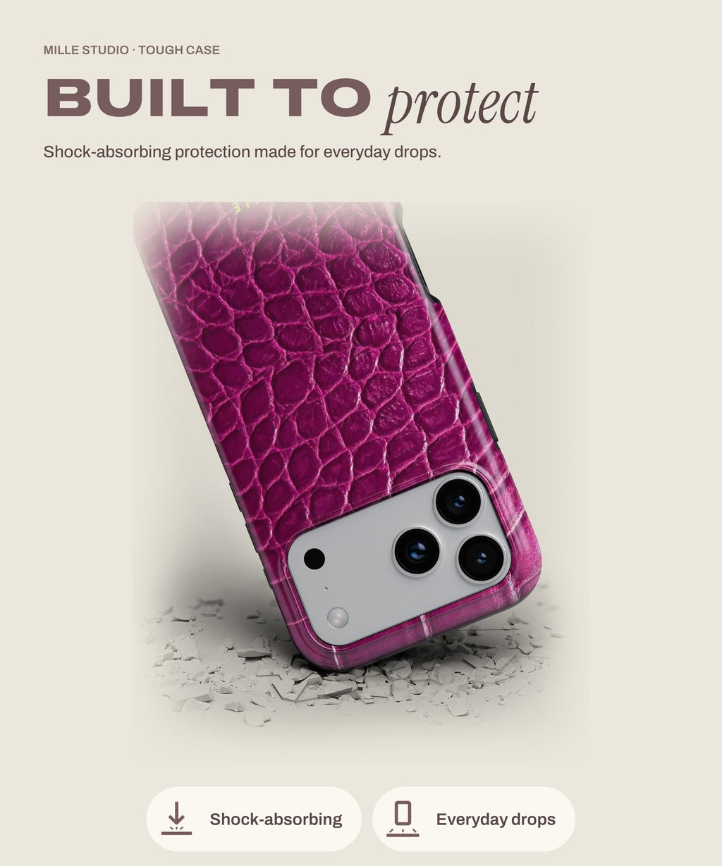 Carie tough iPhone case, shock-absorbing protection