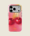 pink cherry iPhone case, iPhone 17 Pro