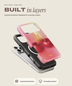Cherry tough iPhone case, layered protection