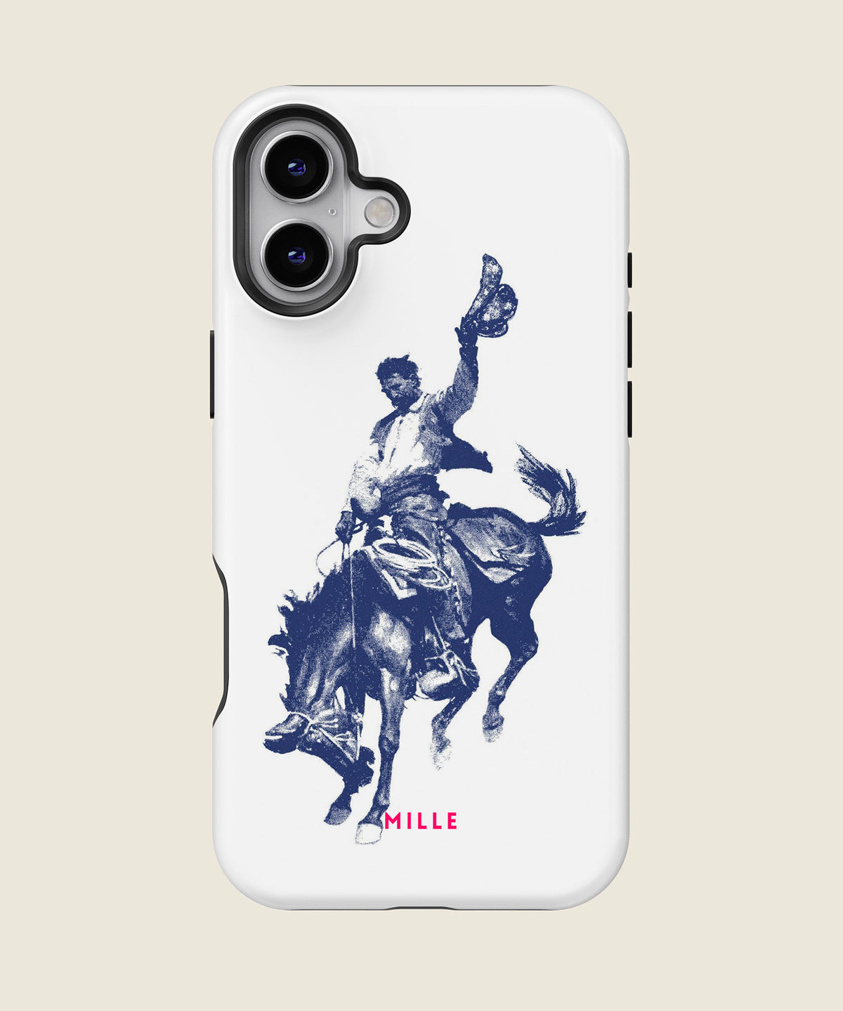 white western cowboy iPhone case, iPhone 16 Plus