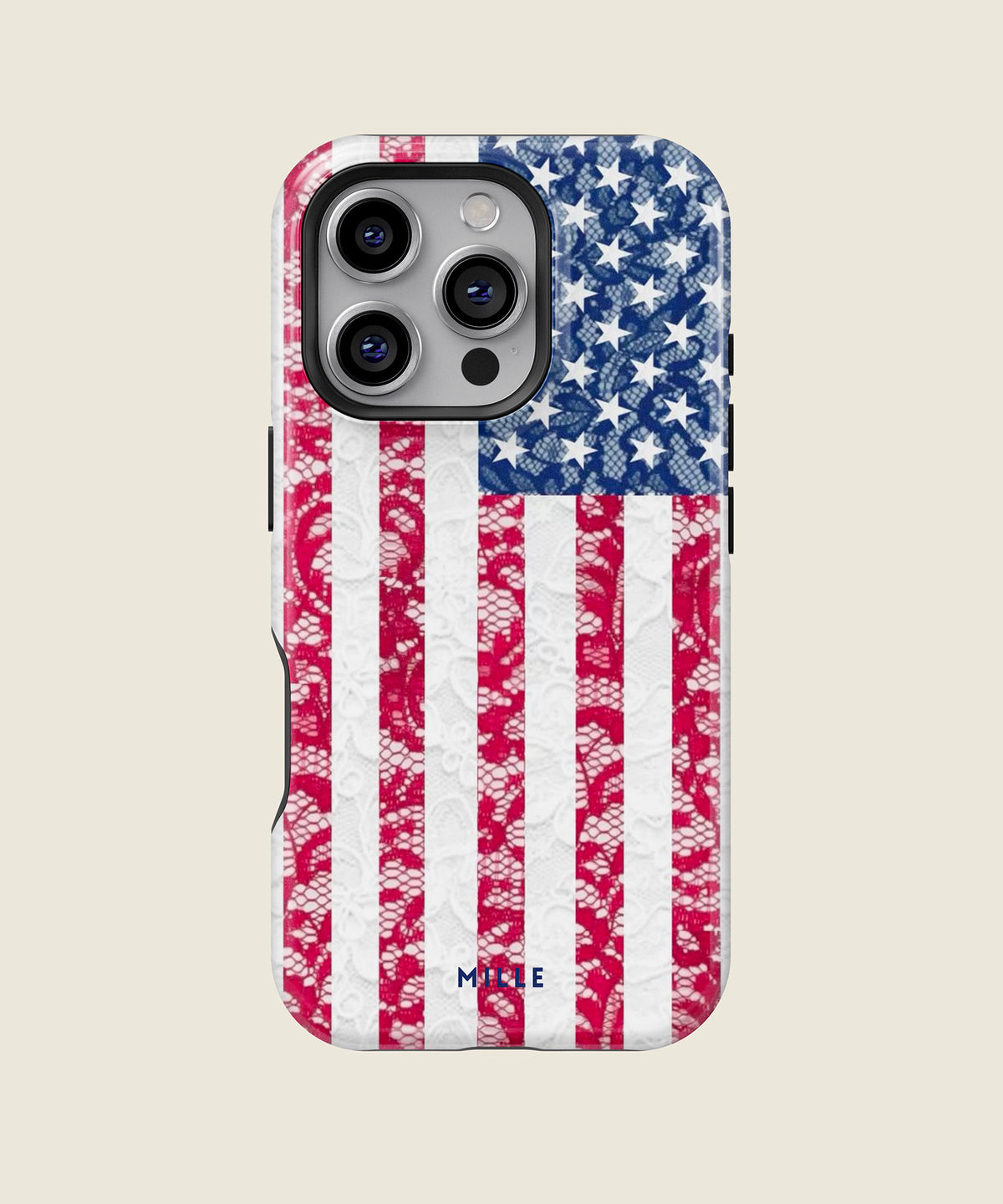 American flag lace iPhone case, iPhone 16 Pro