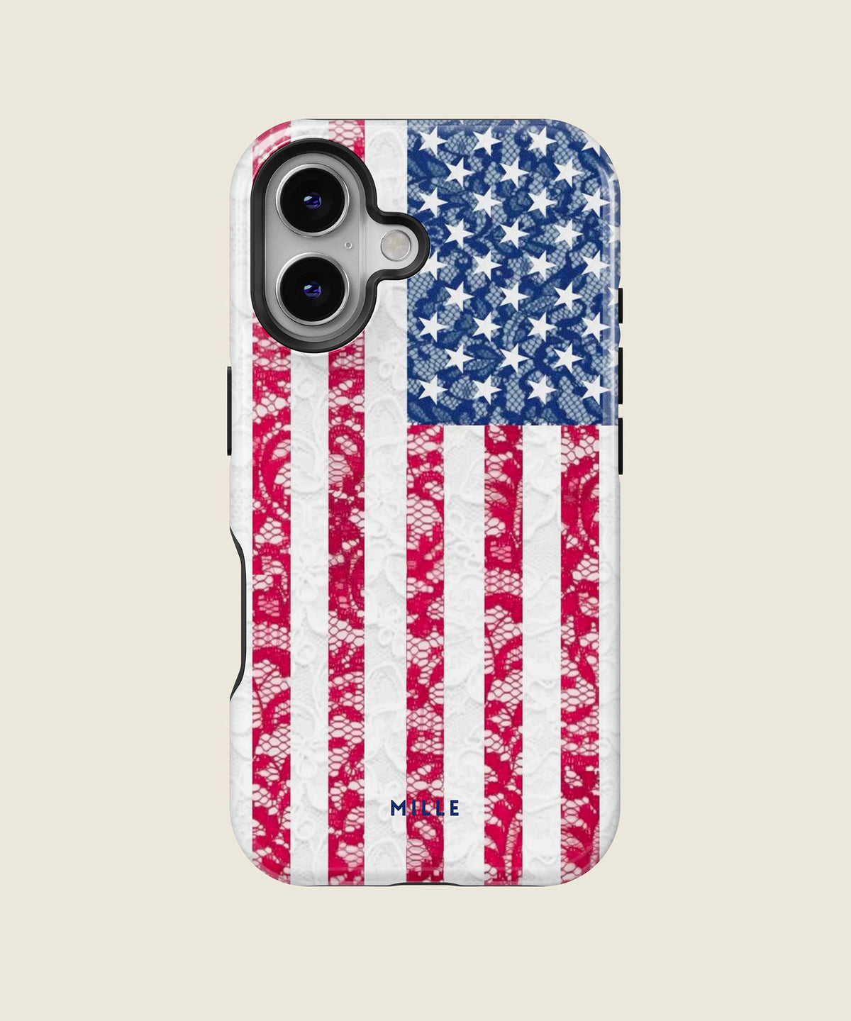 American flag lace iPhone case, iPhone 16