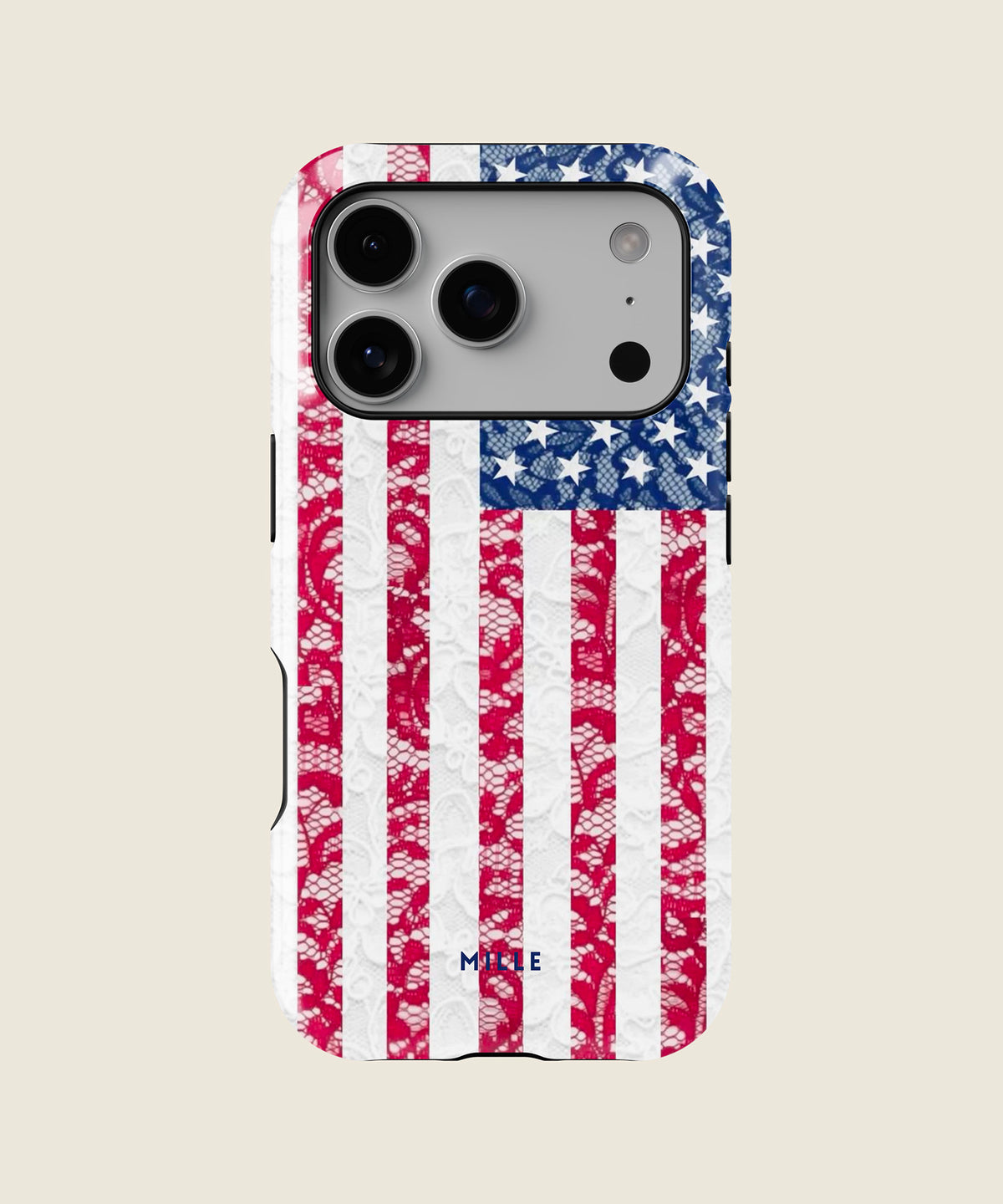 American flag lace iPhone case, iPhone 17 Pro