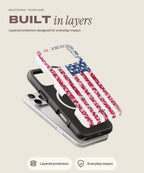 Dentelle USA tough iPhone case, layered protection