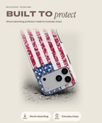 Dentelle USA tough iPhone case, shock-absorbing protection