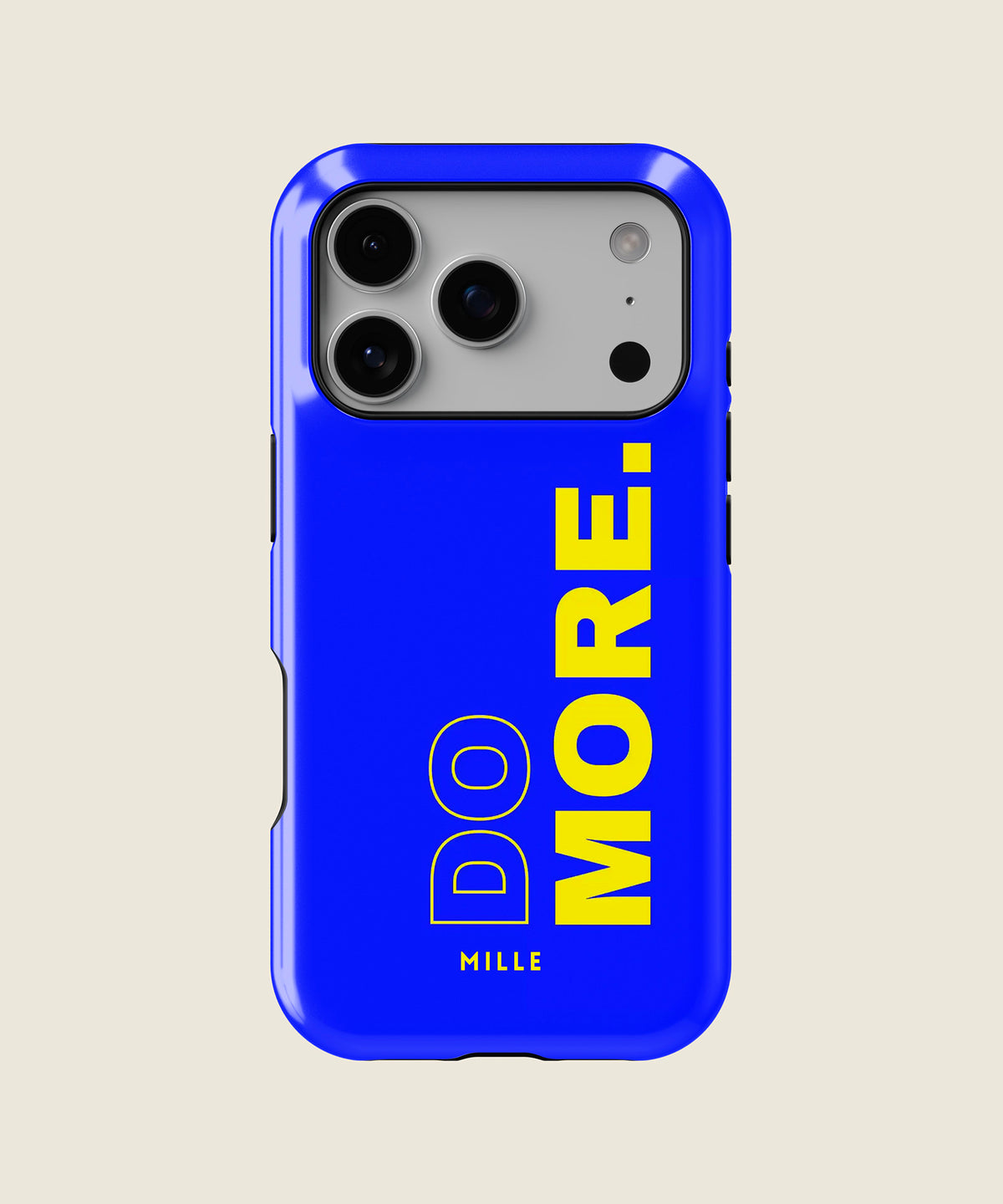cobalt blue Do More iPhone case, iPhone 17 Pro