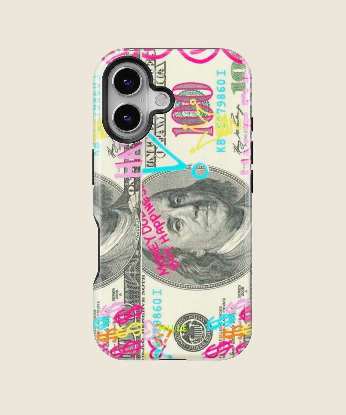 dollar bill money print iPhone case, iPhone 16