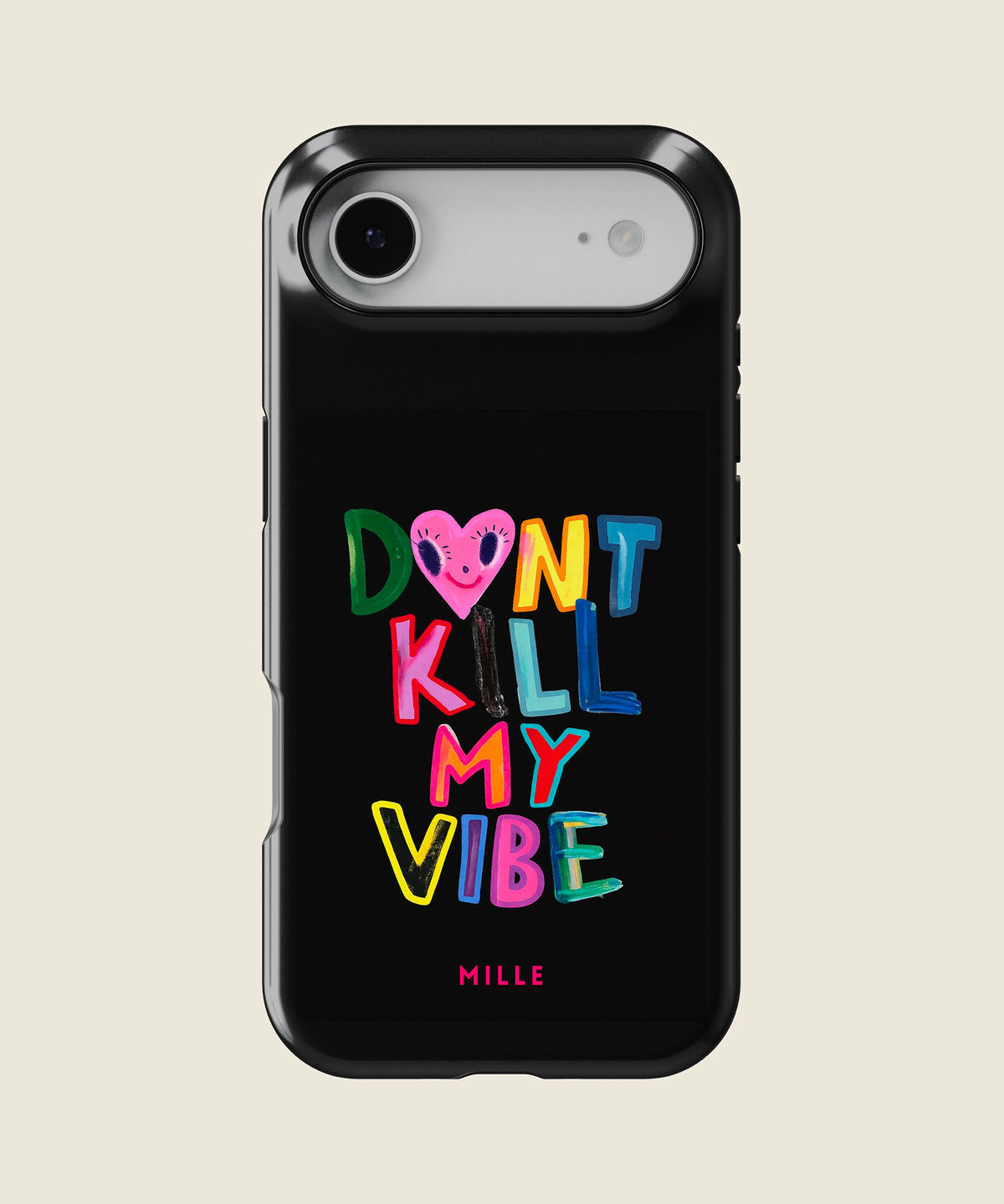 black Don't Kill My Vibe iPhone case, iPhone Air