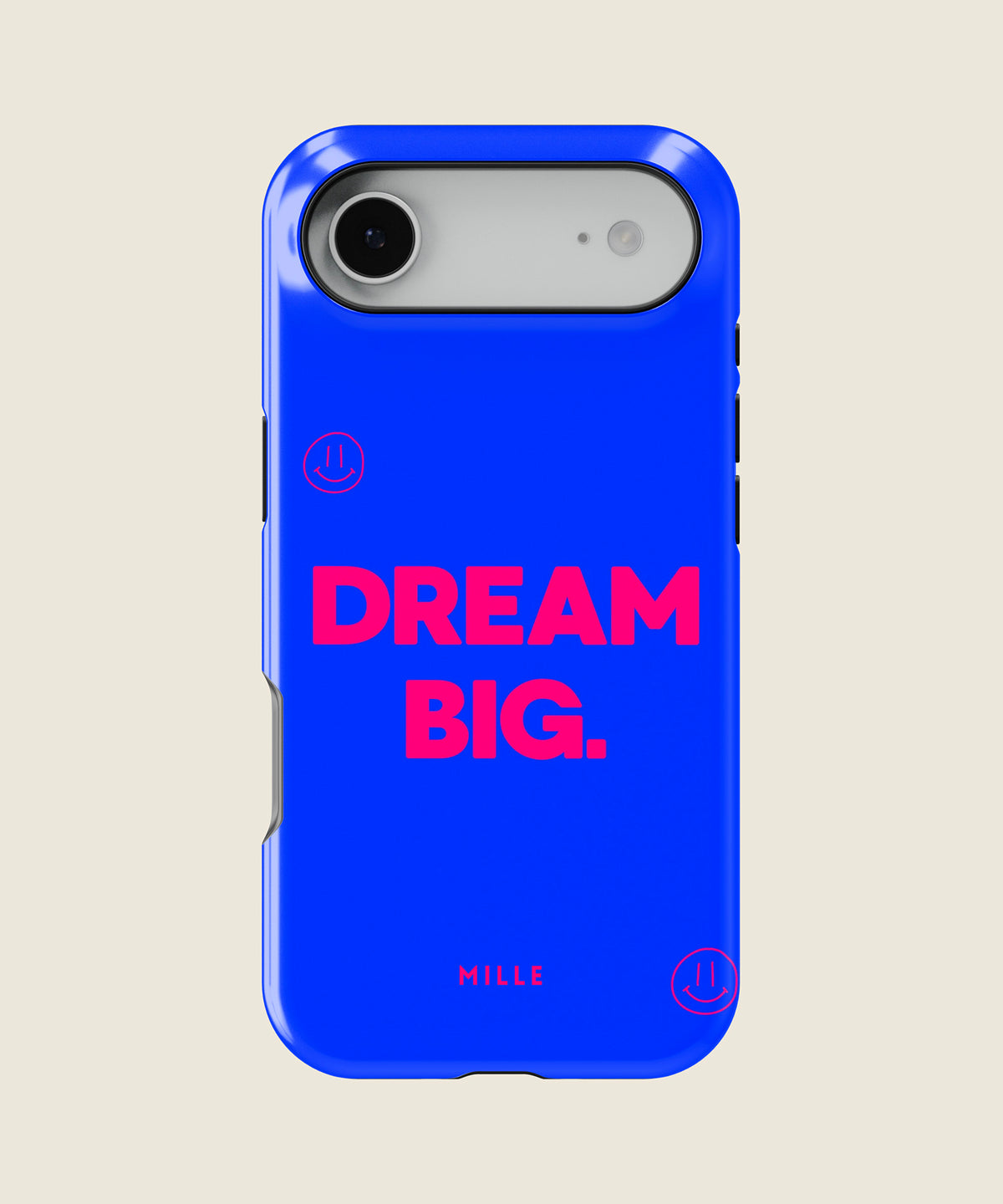 cobalt blue Dream Big iPhone case, iPhone Air