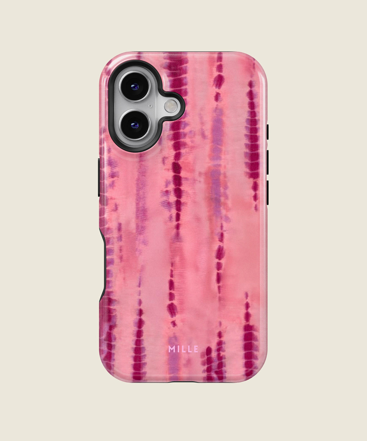 pink tie dye iPhone case, iPhone 16