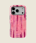 pink tie dye iPhone case, iPhone 17 Pro