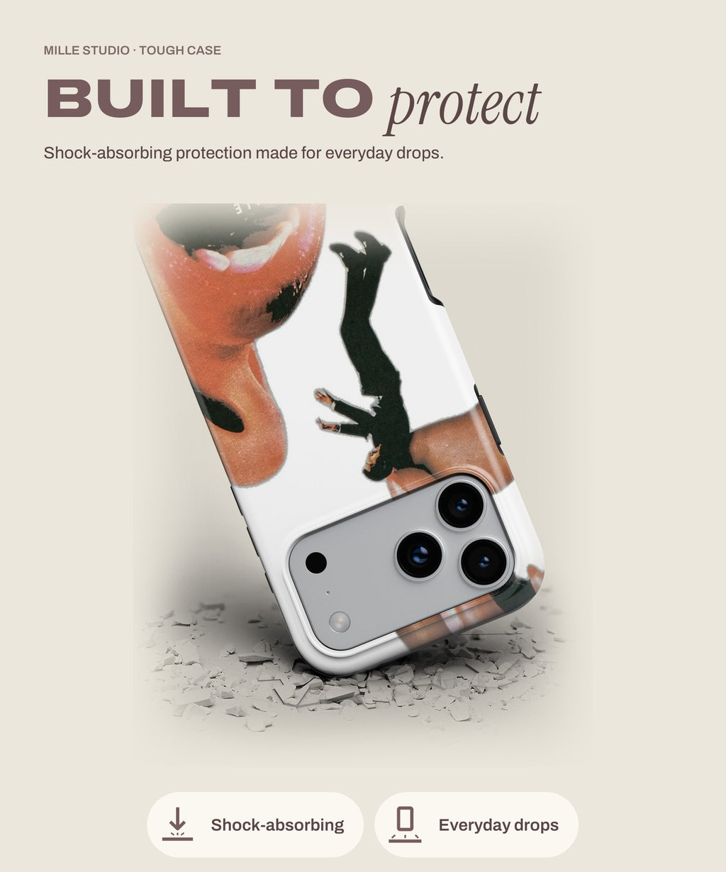 Men tough iPhone case, shock-absorbing protection