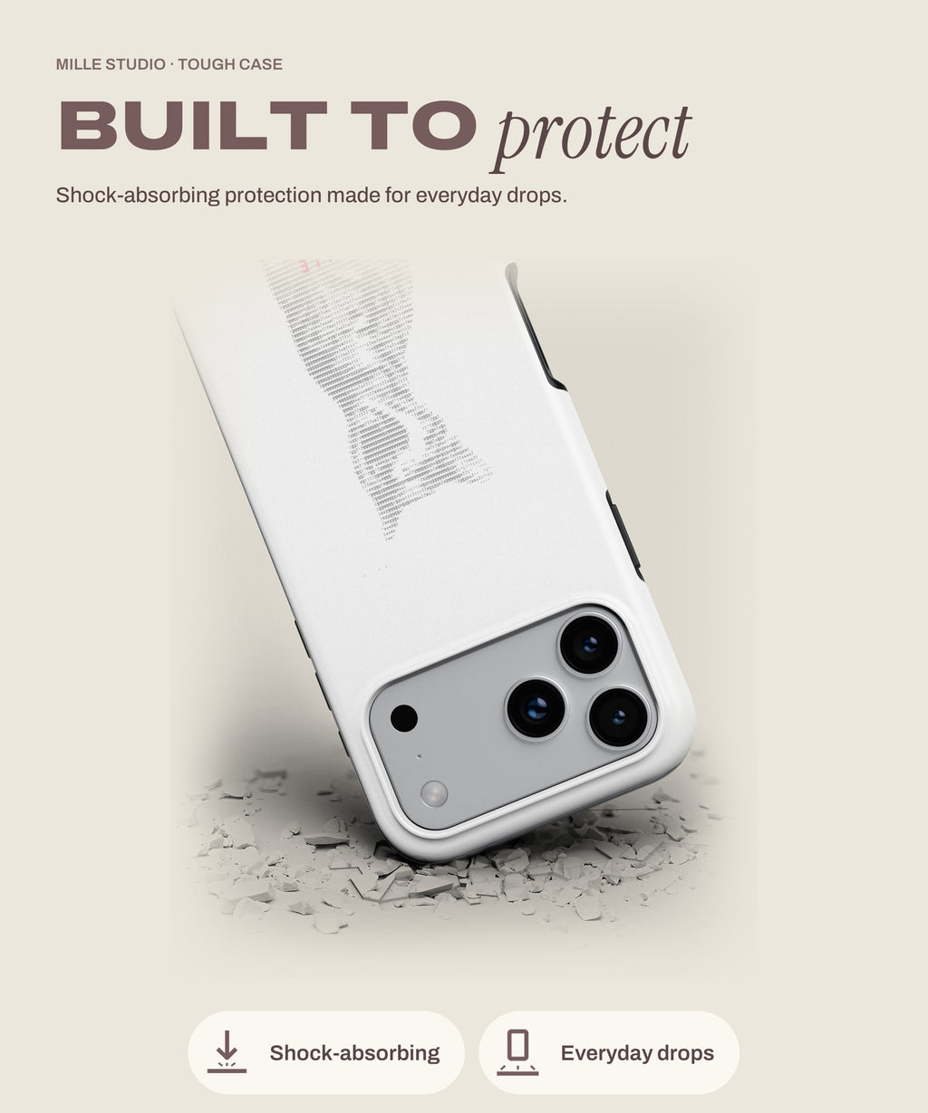 Meow tough iPhone case, shock-absorbing protection
