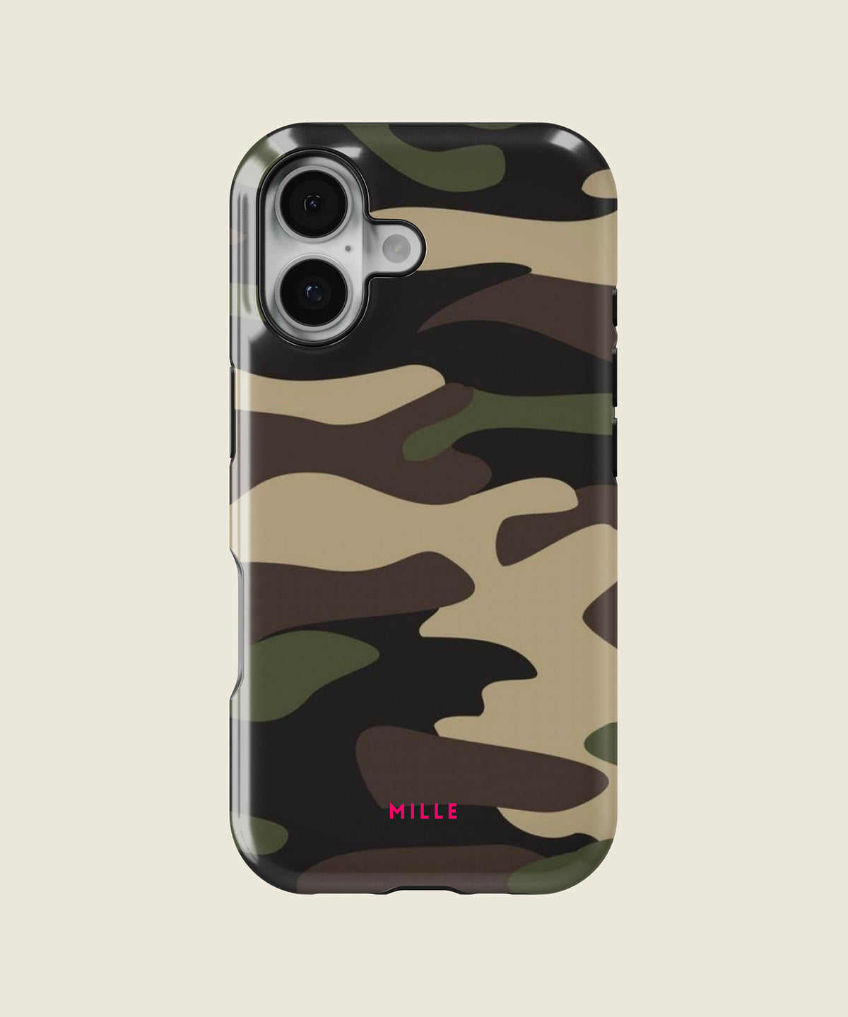 military camo print iPhone case, iPhone 17