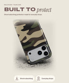 Military tough iPhone case, shock-absorbing protection