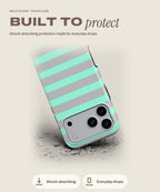 Mint tough iPhone case, shock-absorbing protection