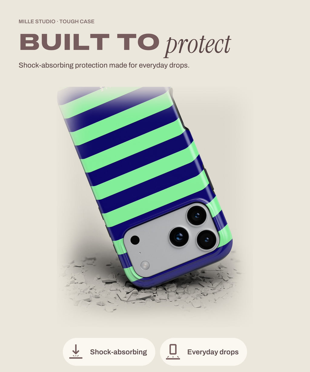 Mouse tough iPhone case, shock-absorbing protection