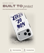 Now or Never tough iPhone case, shock-absorbing protection
