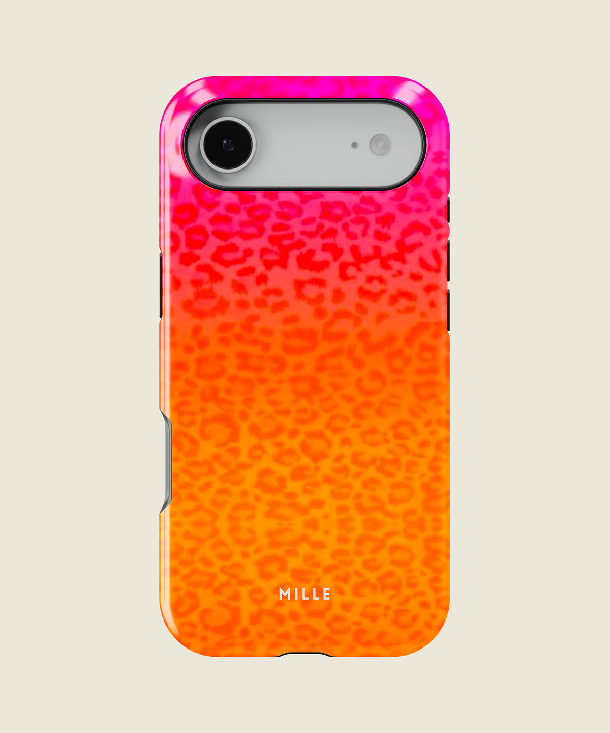 orange and pink leopard print iPhone case, iPhone Air