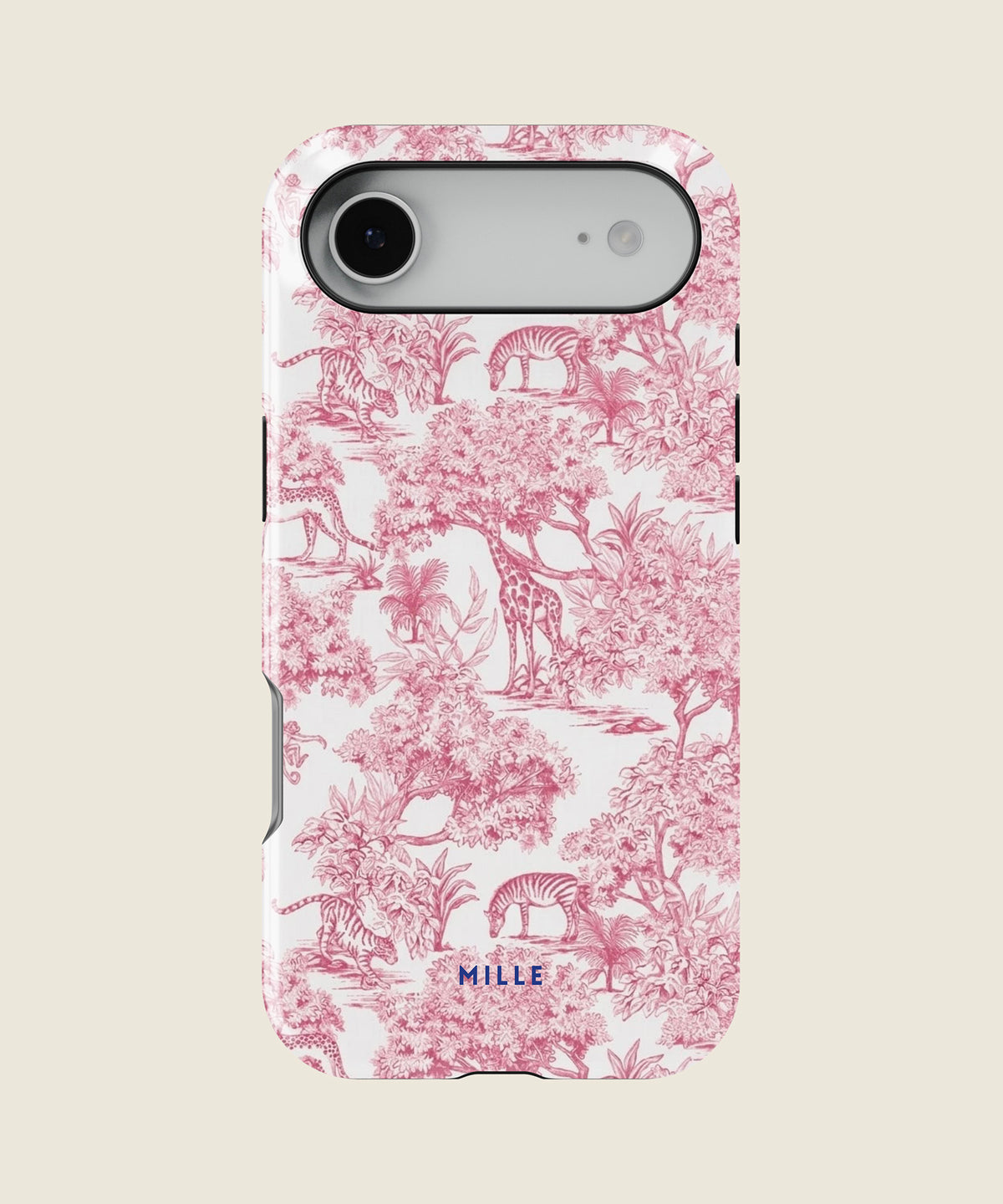 pink toile jungle iPhone case, iPhone Air