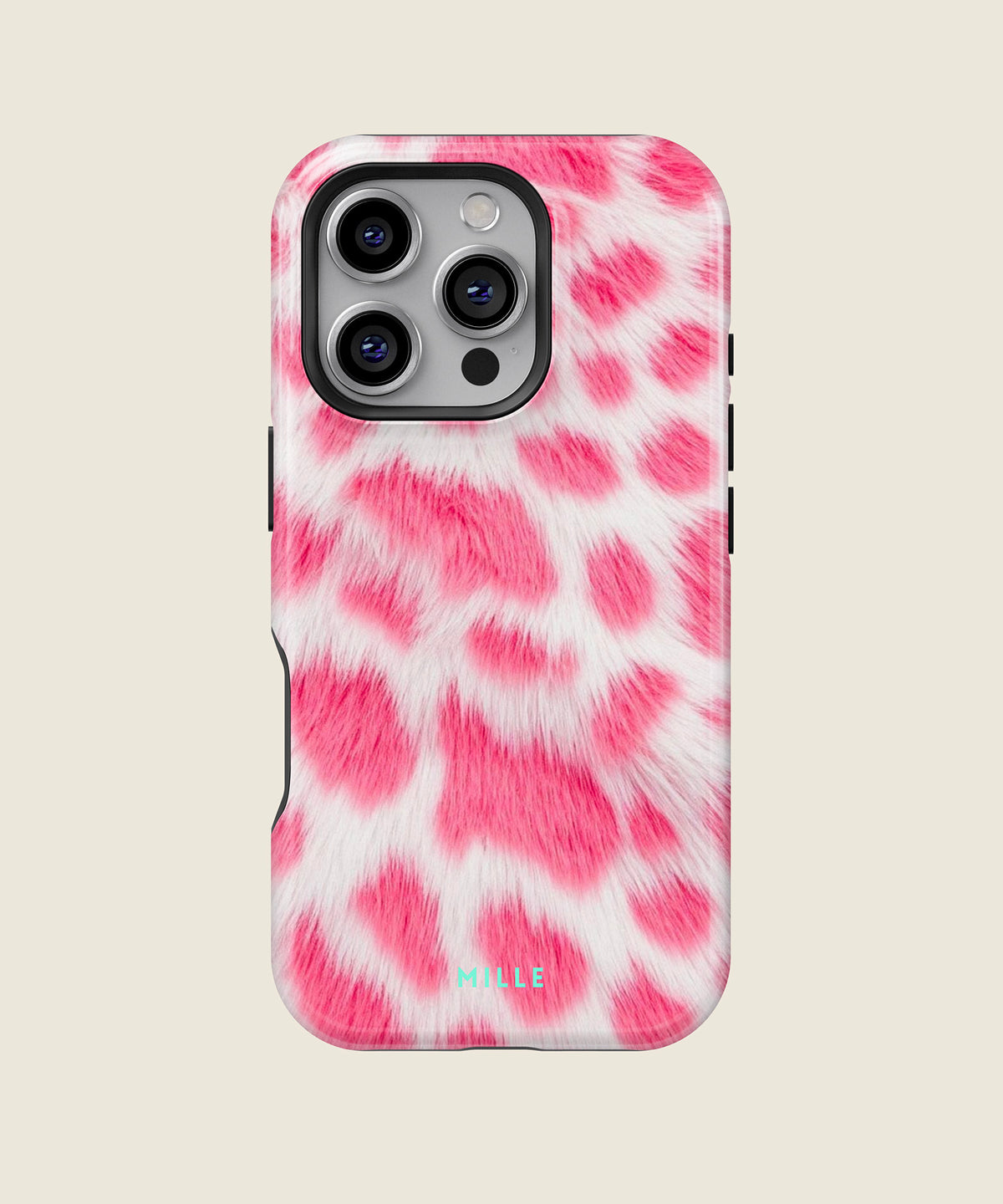 pink leopard print iPhone case, iPhone 16 Pro