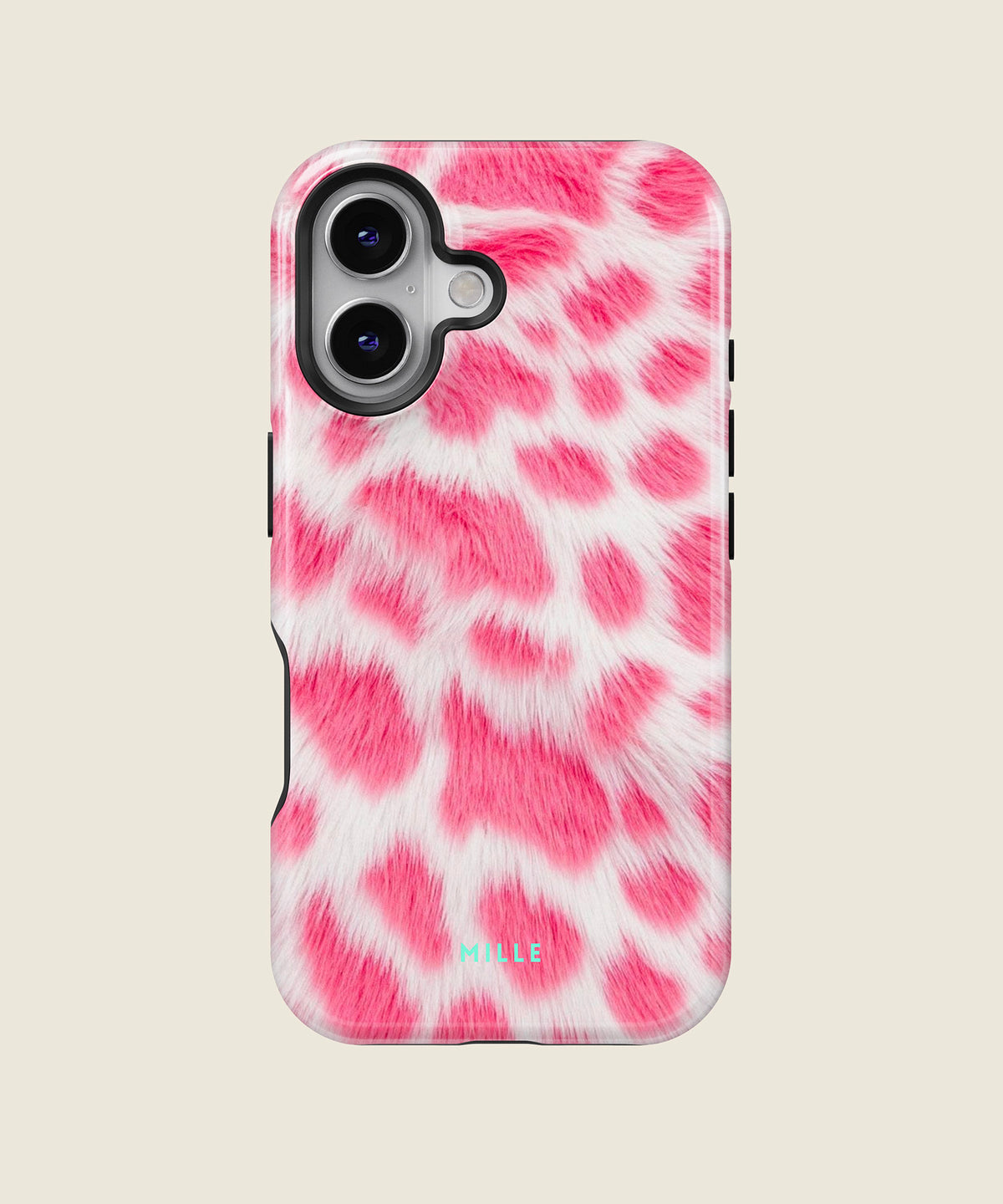 pink leopard print iPhone case, iPhone 16