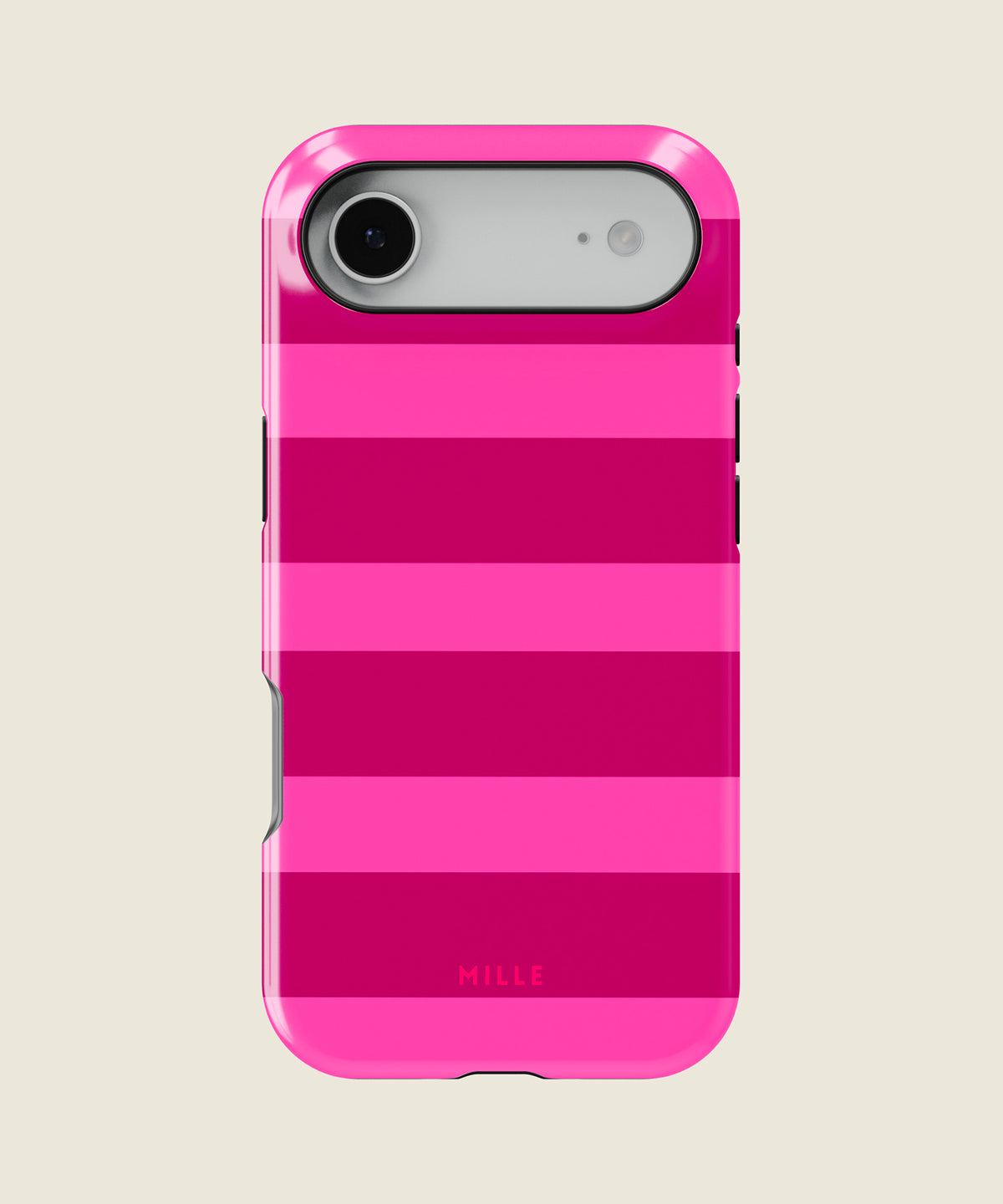hot pink striped iPhone case, iPhone Air