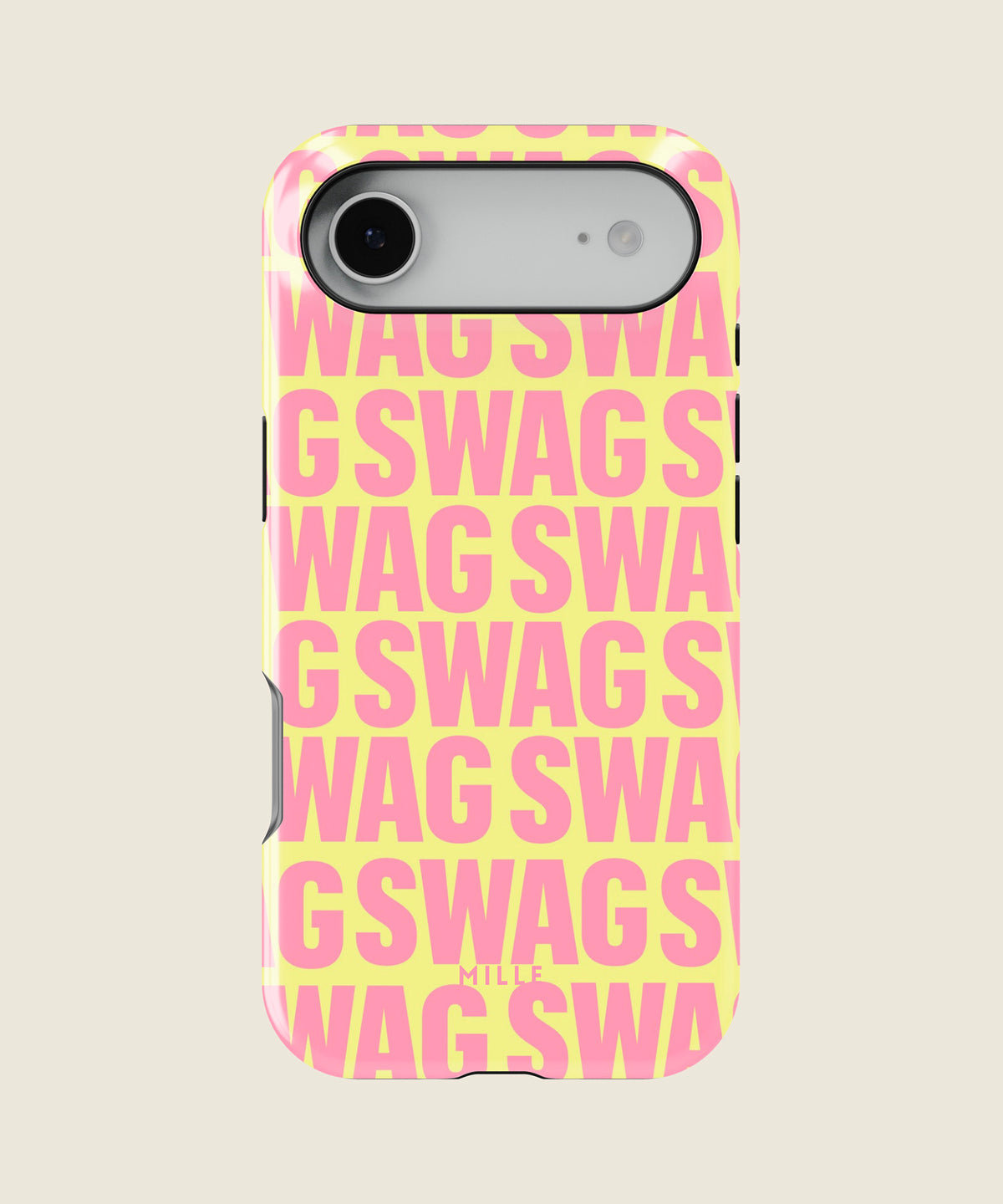 pastel yellow SWAG iPhone case, iPhone Air