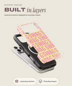 Pop tough iPhone case, layered protection