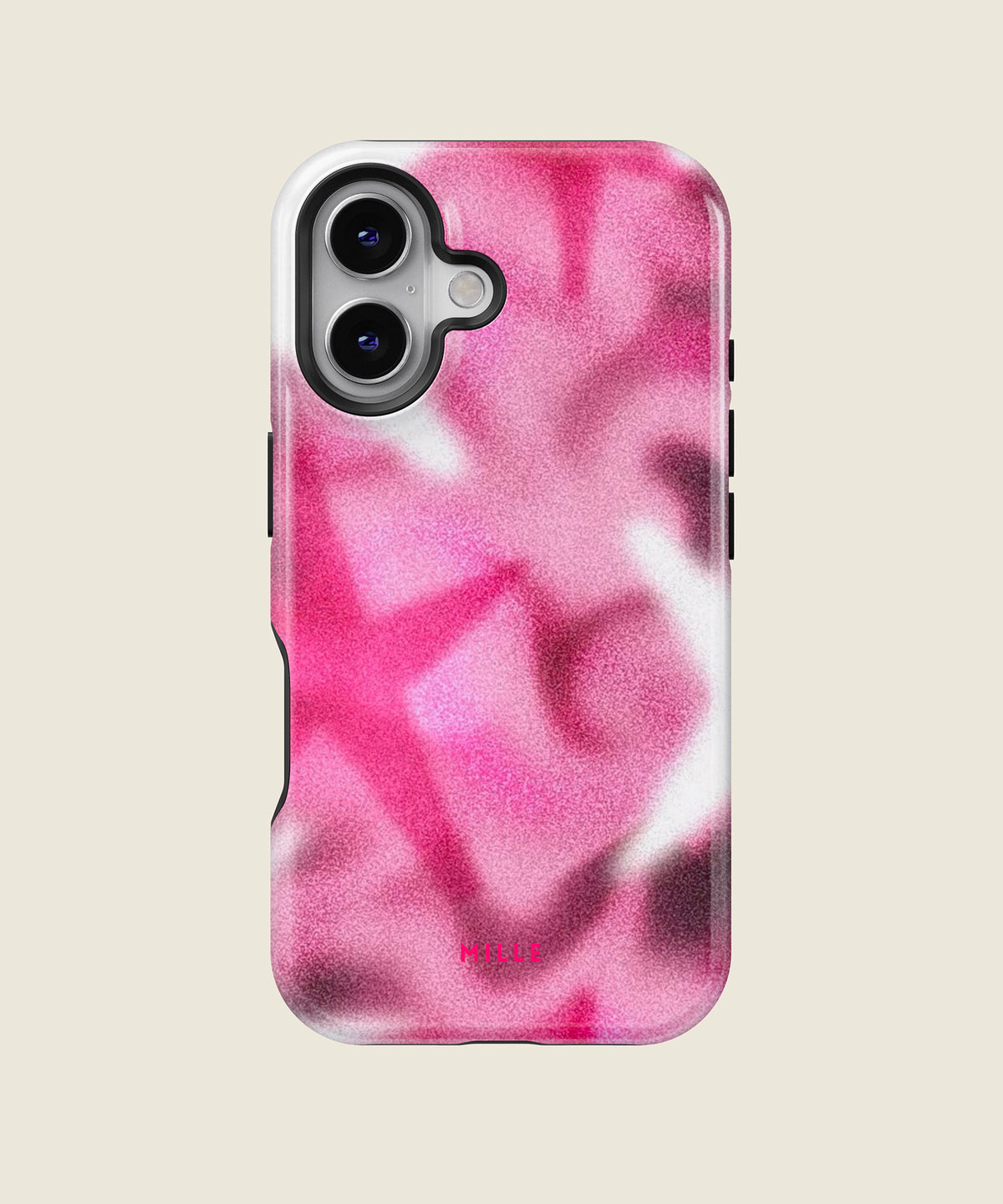 pink blurred abstract iPhone case, iPhone 16