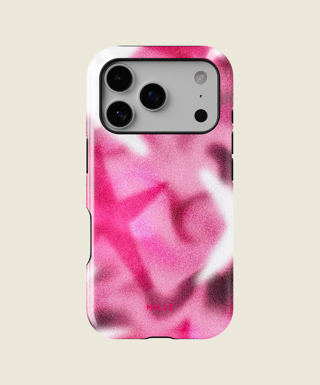 pink blurred abstract iPhone case, iPhone 17 Pro
