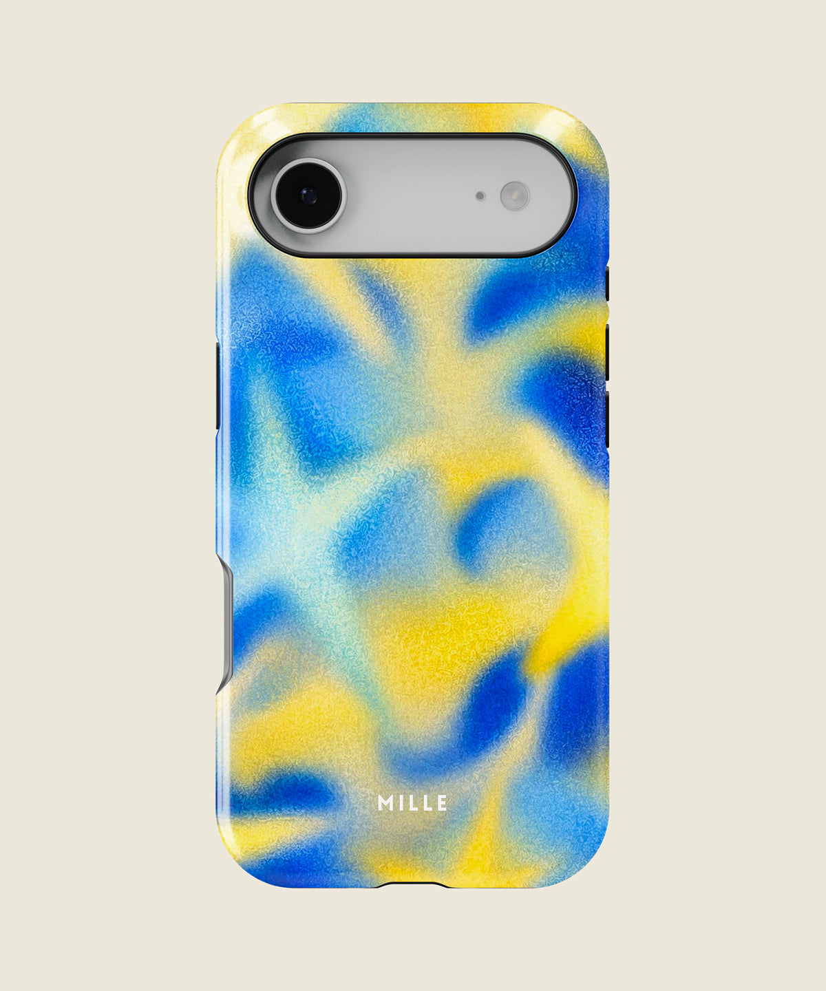 blue and yellow airbrushed star iPhone case, iPhone Air