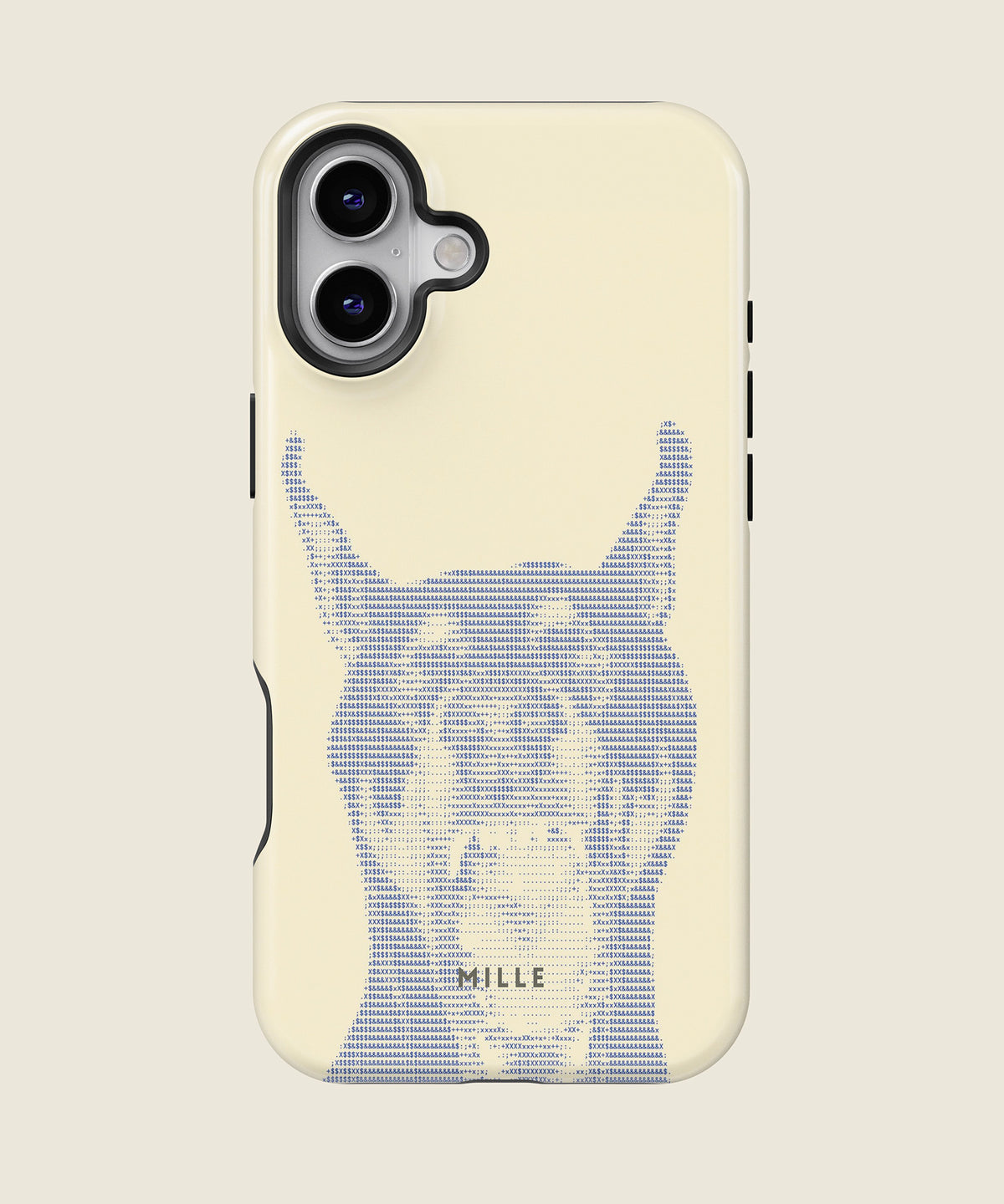 cream doberman dog iPhone case, iPhone 16 Plus