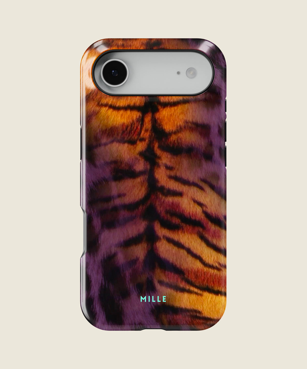 purple and orange tiger print iPhone case, iPhone Air