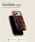 Tigre tough iPhone case, raised edges for screen and camera