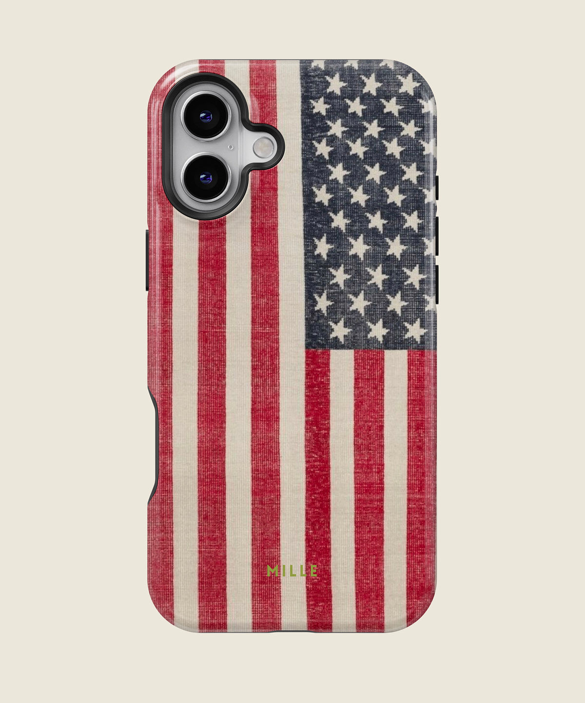 vintage American flag iPhone case, iPhone 16 Plus