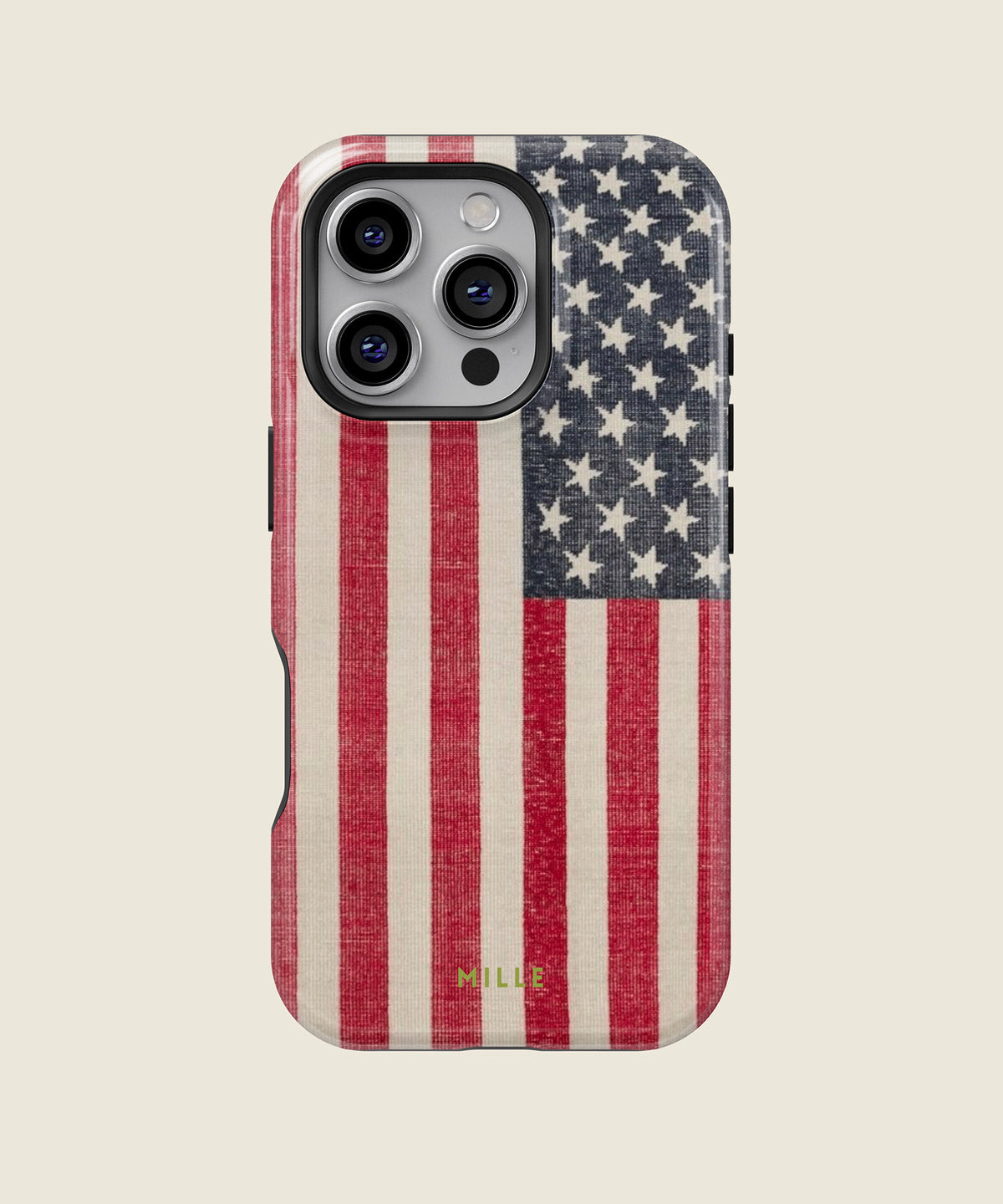 vintage American flag iPhone case, iPhone 16 Pro