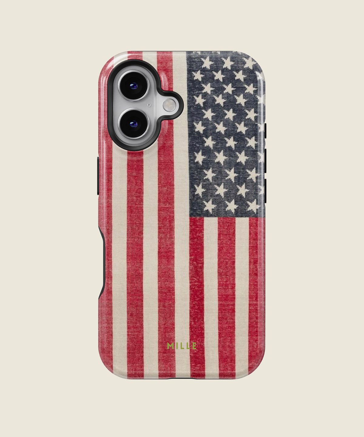 vintage American flag iPhone case, iPhone 16