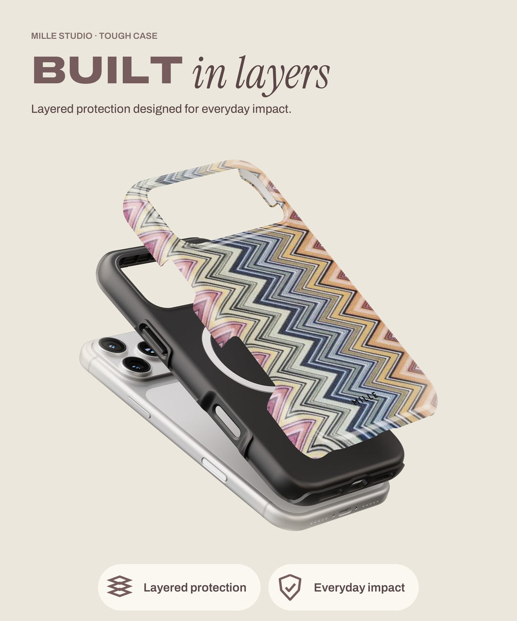Ziggy tough iPhone case, layered protection