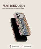Ziggy tough iPhone case, raised edges for screen and camera
